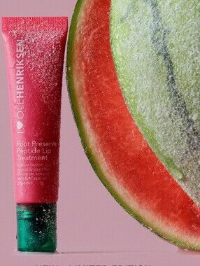 🍉Lip Need🍉BNIB LE OLE HENRIKSEN MALDIVES MELON Pout Preserve Chillers Lip Balm